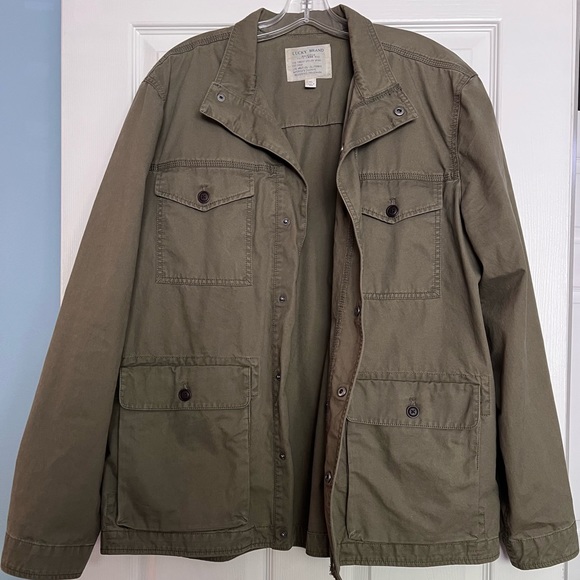 Lucky Brand Jackets & Coats Mens Olive Green Utility Jacket Poshmark